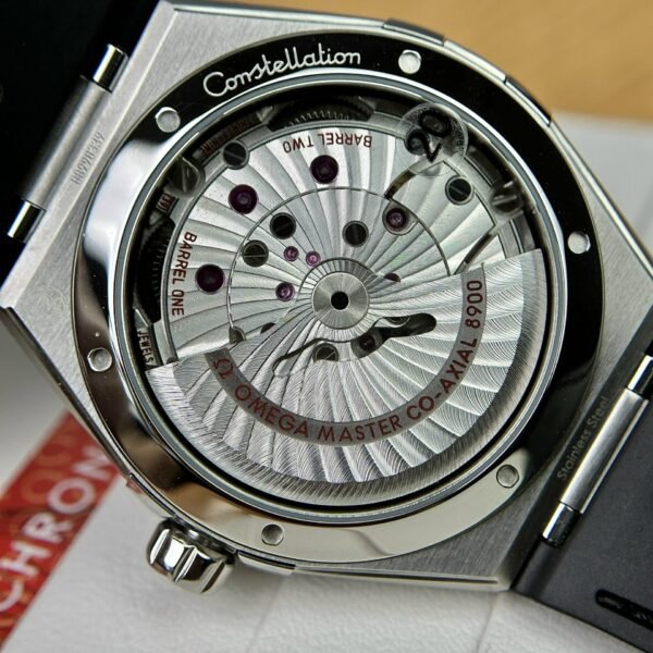 Omega Watch Constellation White Dial Leather Strap 41mm