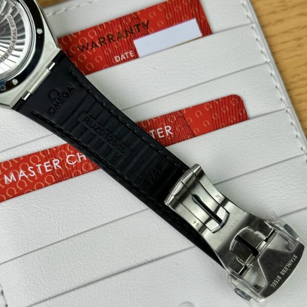 Omega Watch Constellation White Dial Leather Strap 41mm