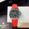 Patek Philippe Watch Aquanaut 5167A Red Rubber Strap 40mm