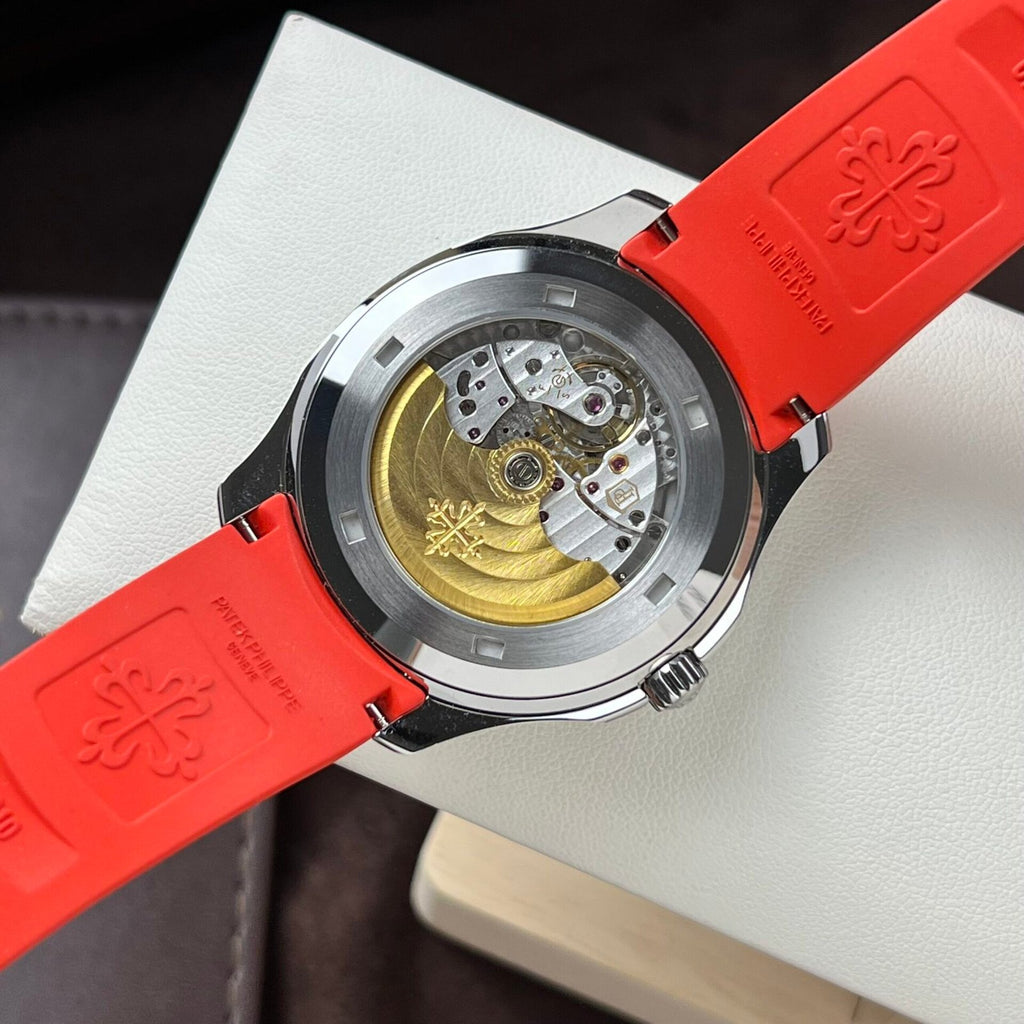 Patek Philippe Watch Aquanaut 5167A Red Rubber Strap 40mm