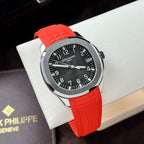 Patek Philippe Watch Aquanaut 5167A Red Rubber Strap 40mm