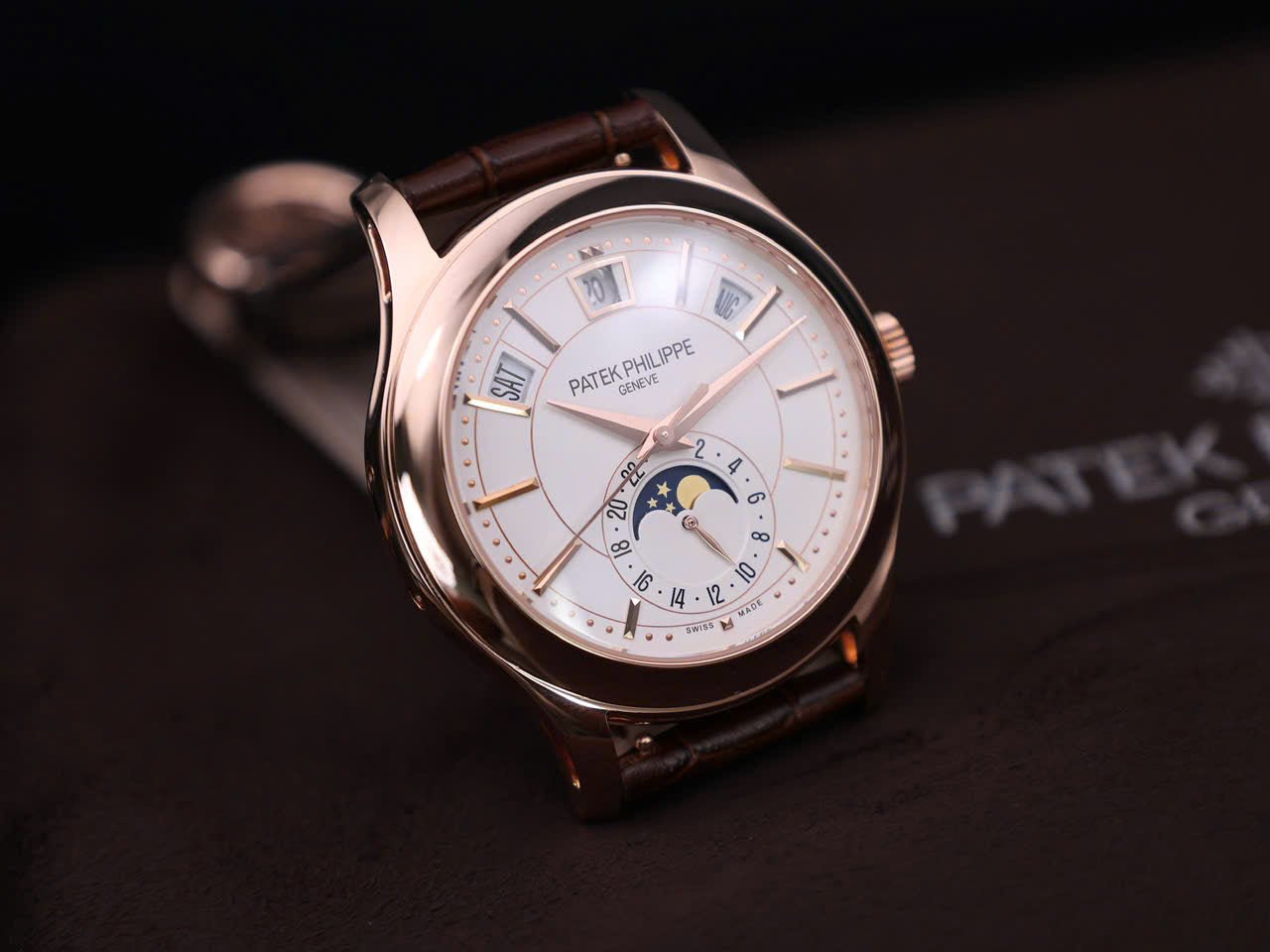 Patek Philippe 5205R 18K Rose Gold Wrapped Watch 40mm