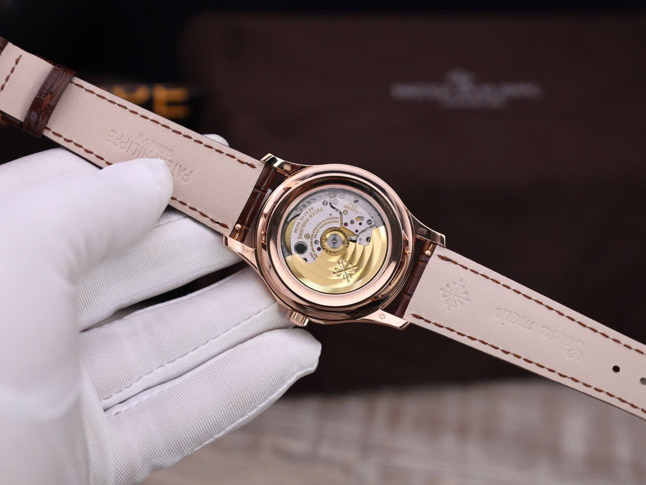 Patek Philippe 5205R 18K Rose Gold Wrapped Watch 40mm