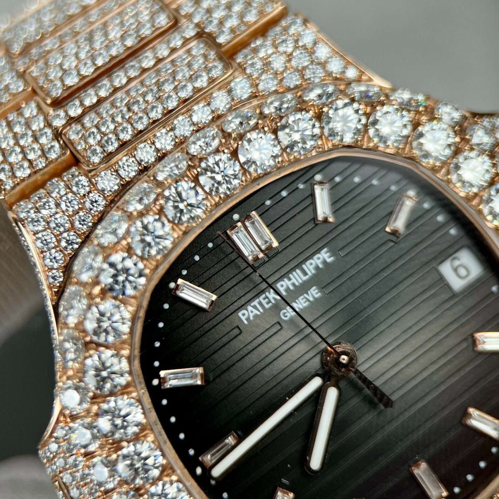 Patek Philippe 5711 Watch With Moissanite Diamond 40mm