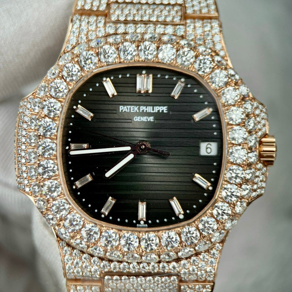 Patek Philippe 5711 Watch With Moissanite Diamond 40mm