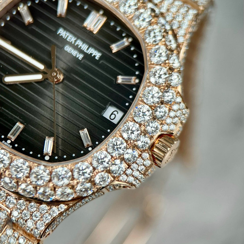 Patek Philippe 5711 Watch With Moissanite Diamond 40mm