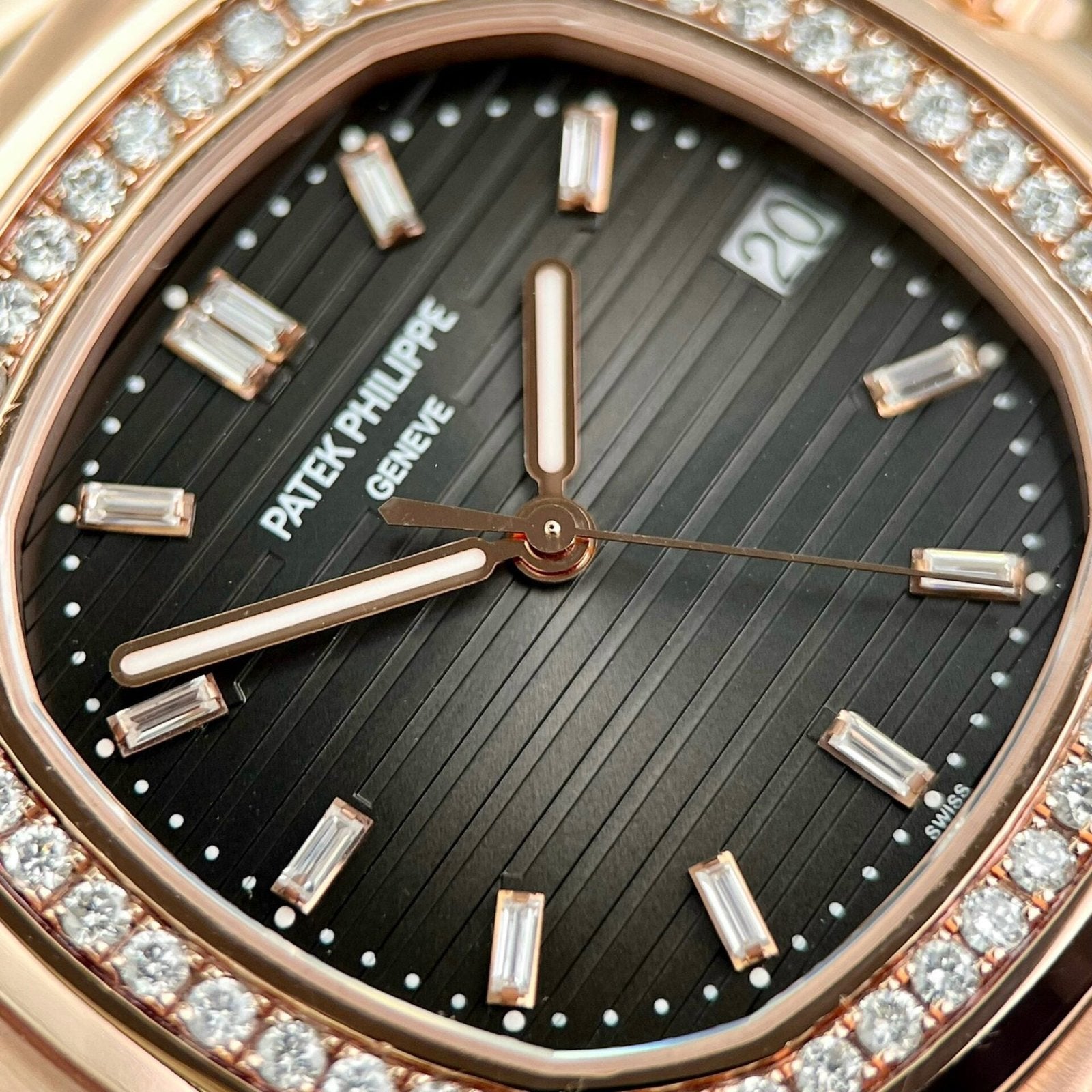 Patek Philippe 5711 Natural Diamond Watch 18K Gold Wrapped 40mm