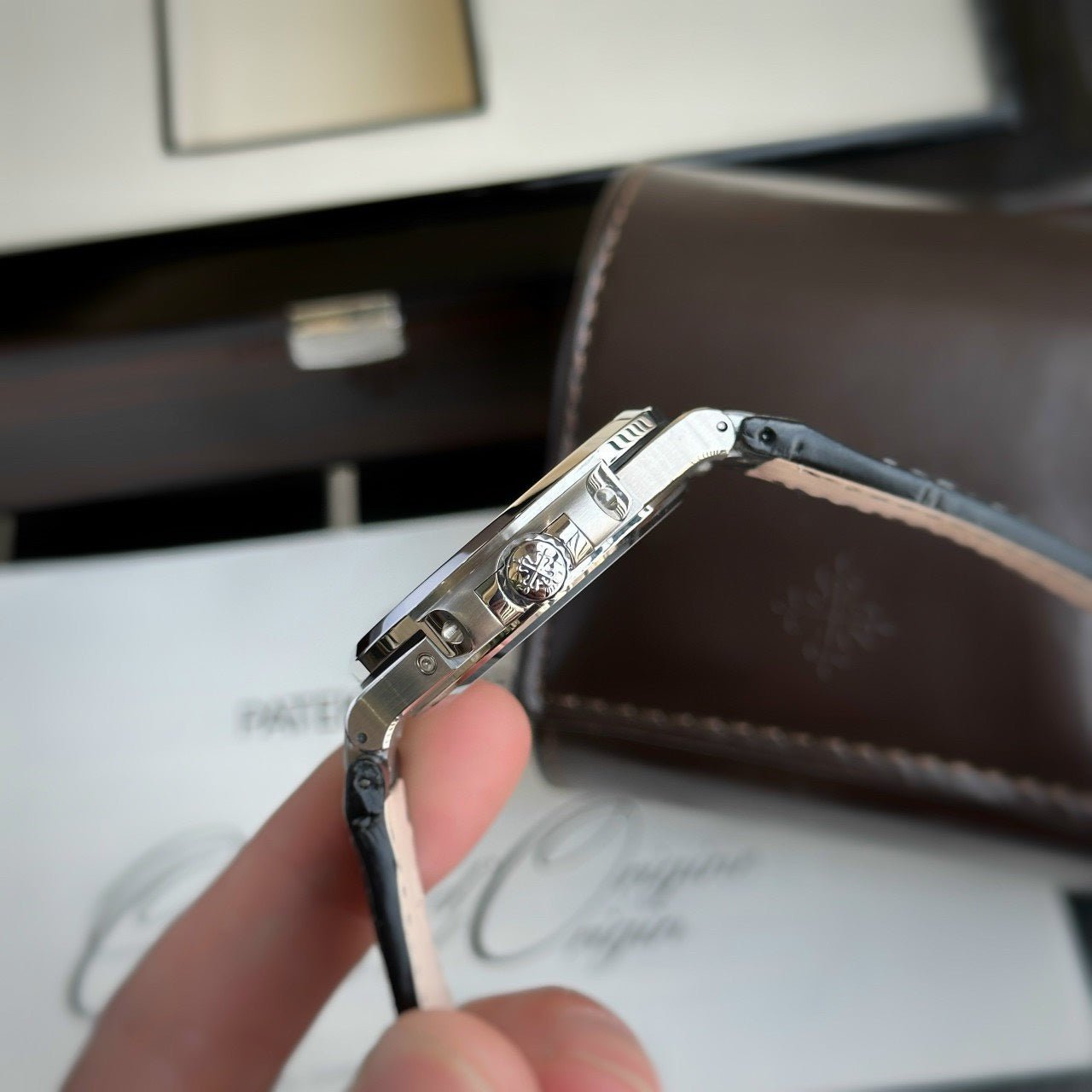 Patek Philippe 5712 Watch Grey Dial 40mm