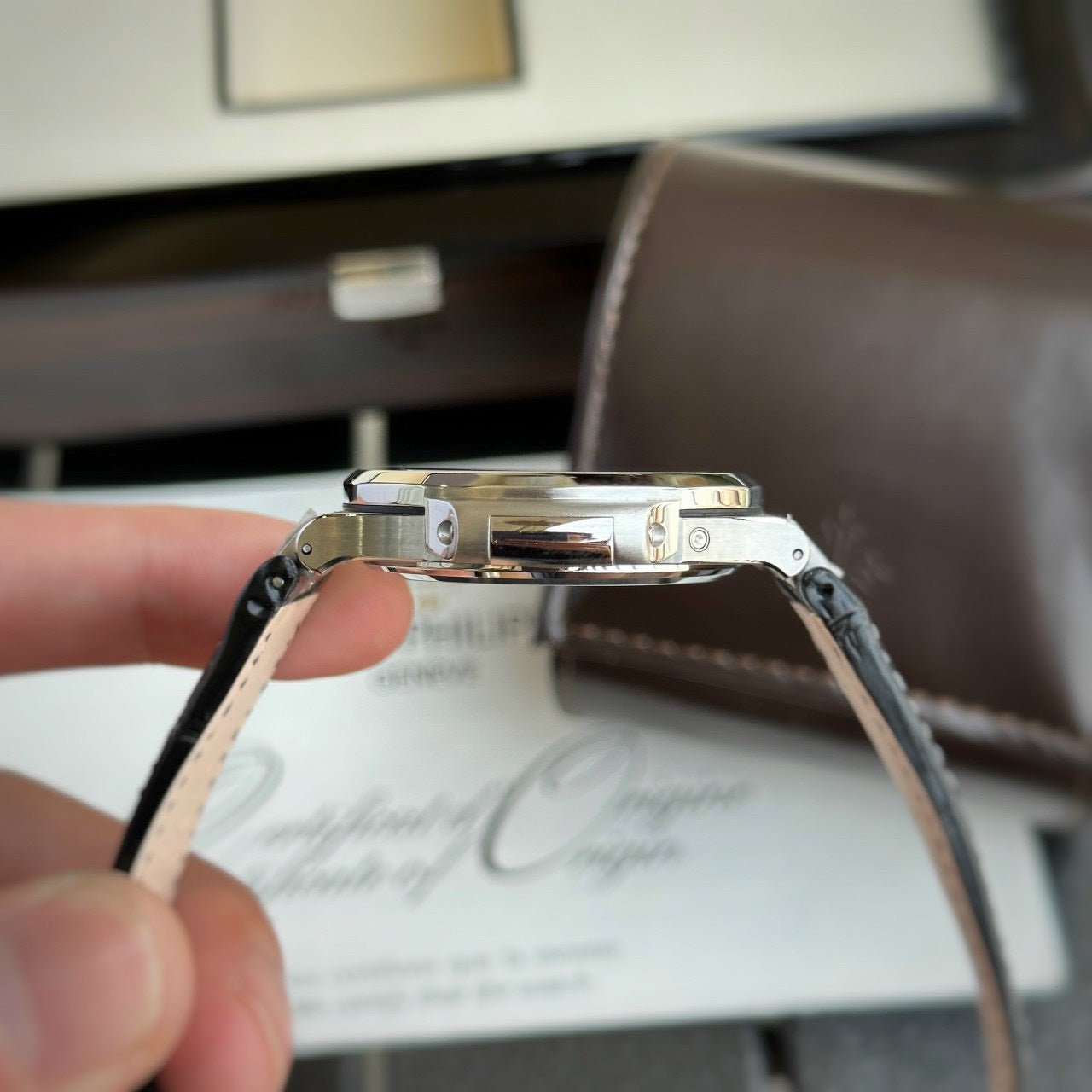 Patek Philippe 5712 Watch Grey Dial 40mm