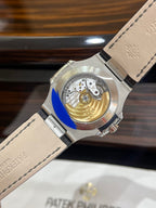 Patek Philippe Watch Nautilus 5726G Black Leather Strap 40.5mm