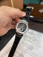 Patek Philippe Watch Nautilus 5726G Black Leather Strap 40.5mm