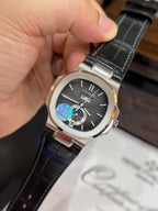 Patek Philippe Watch Nautilus 5726G Black Leather Strap 40.5mm
