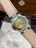 Patek Philippe Nautilus 5726G Watch Blue Leather Strap 40.5mm