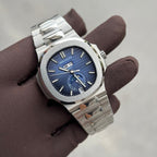 Patek Philippe 5726G Watch Steel Strap Blue Dial 40.5mm