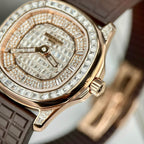 Patek Philippe Aquanaut 5062 Watch Gold Wrapped Moissanite 35.6mm