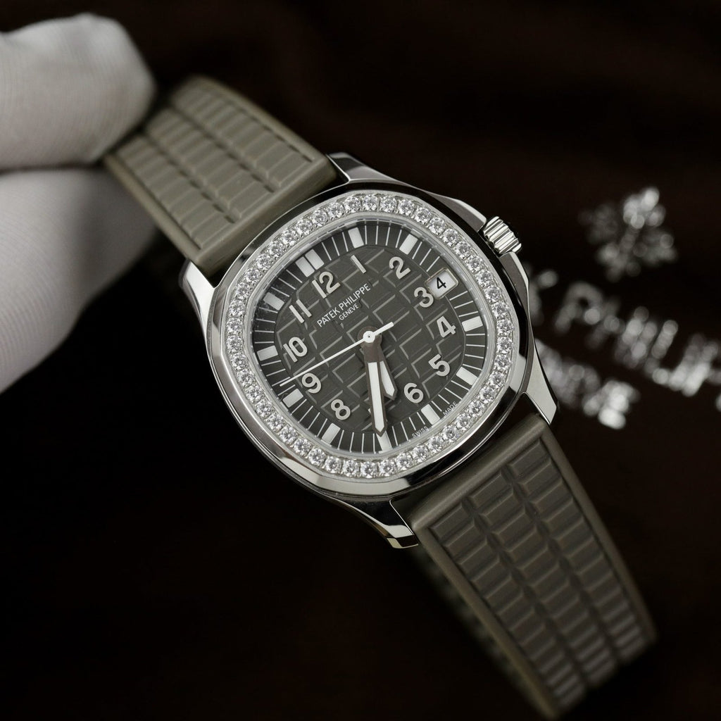 Patek Philippe Watch Aquanaut 5067 Gray Dial Rubber Strap 35.6mm