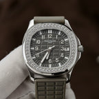 Patek Philippe Watch Aquanaut 5067 Gray Dial Rubber Strap 35.6mm