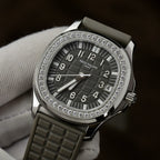 Patek Philippe Watch Aquanaut 5067 Gray Dial Rubber Strap 35.6mm