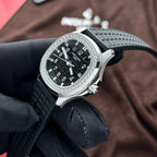 Patek Philippe Watch Aquanaut 5067 Black Dial Rubber Strap 35.6mm