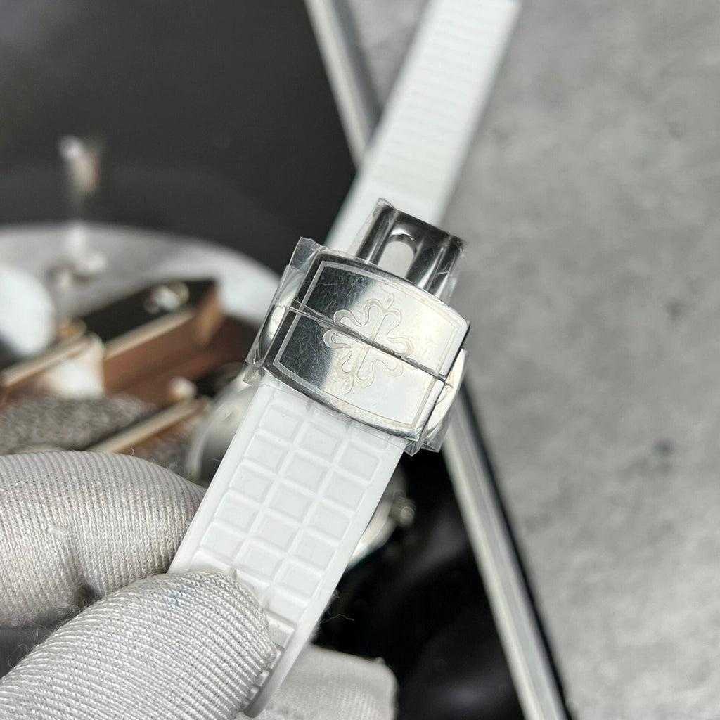 Patek Philippe Aquanaut 5067A Watch With Moissanite Diamond 35.6mm