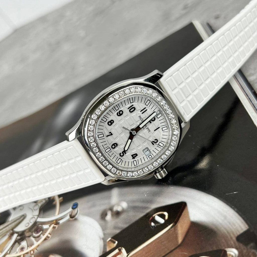 Patek Philippe Aquanaut 5067A Watch With Moissanite Diamond 35.6mm