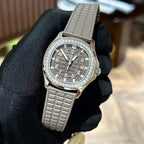 Patek Philippe Watch Aquanaut 5067A Moissanite Diamonds 35.6mm