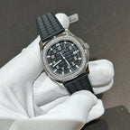 Patek Philippe Aquanaut 5067A Watch Moissanite Diamond Black 35.6mm