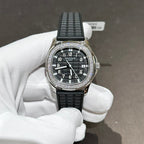 Patek Philippe Aquanaut 5067A Watch Moissanite Diamond Black 35.6mm