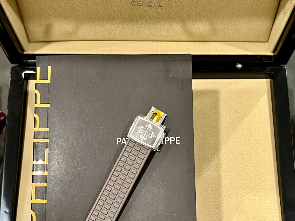 Patek Philippe Aquanaut 5067A Watch Grey With Stone Bezel 35.6mm