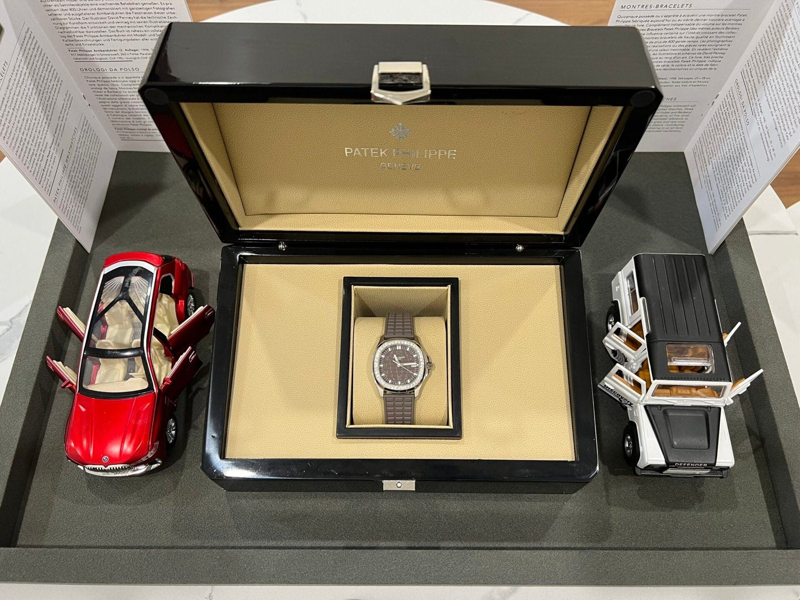 Patek Philippe Aquanaut 5067A Watch Grey With Stone Bezel 35.6mm