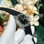 Patek Philippe Watch Aquanaut 5069G Black Dial Moissanite Diamonds 35.6mm
