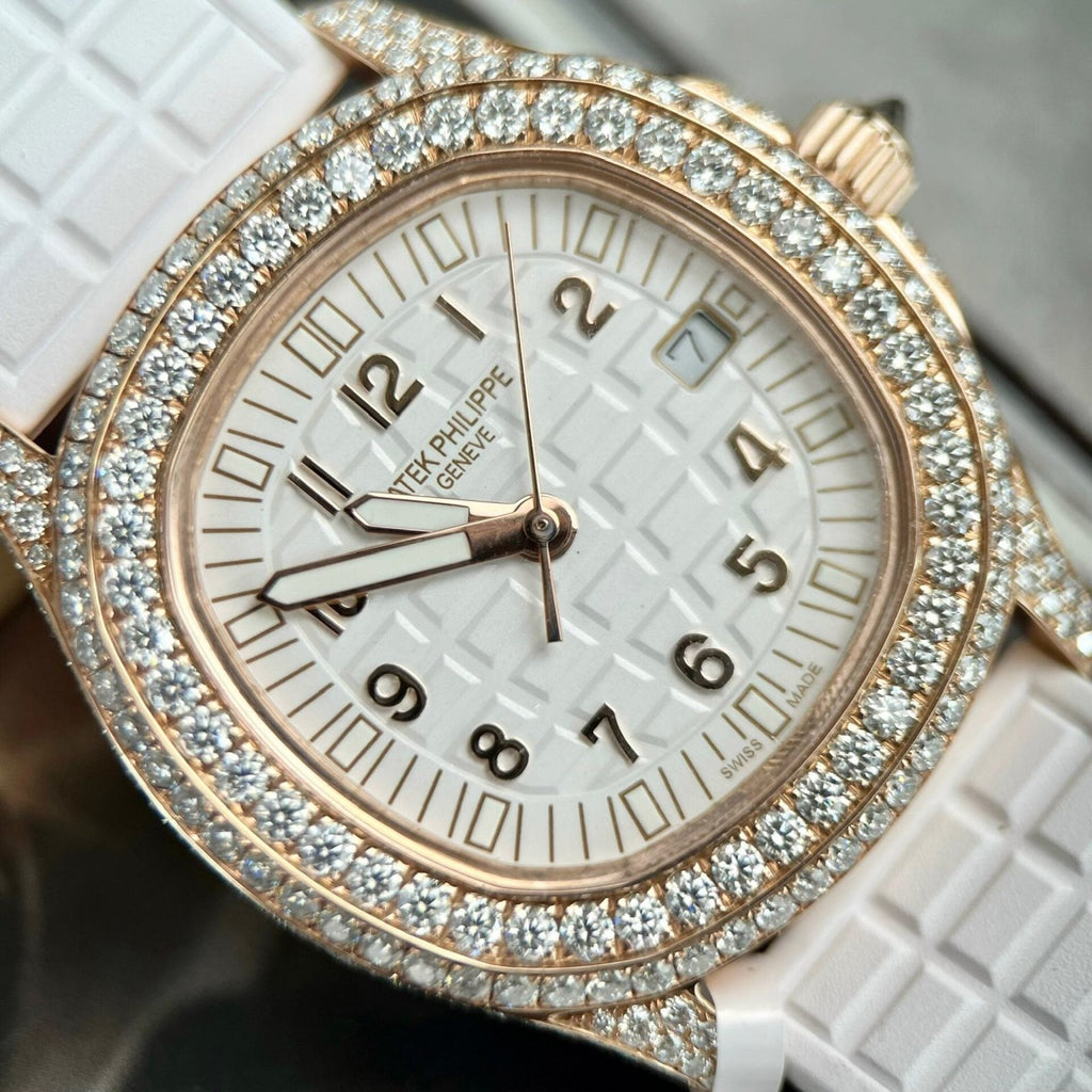 Patek Philippe Aquanaut 5069R With Moissanite Watch 35.2mm