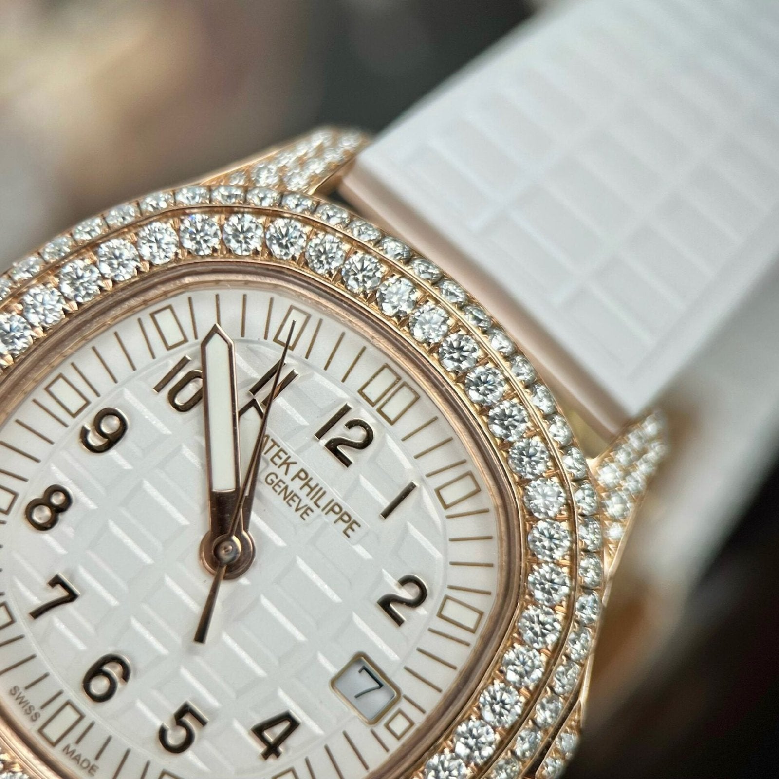 Patek Philippe Aquanaut 5069R With Moissanite Watch 35.2mm