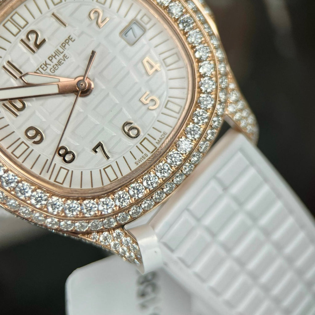 Patek Philippe Aquanaut 5069R With Moissanite Watch 35.2mm