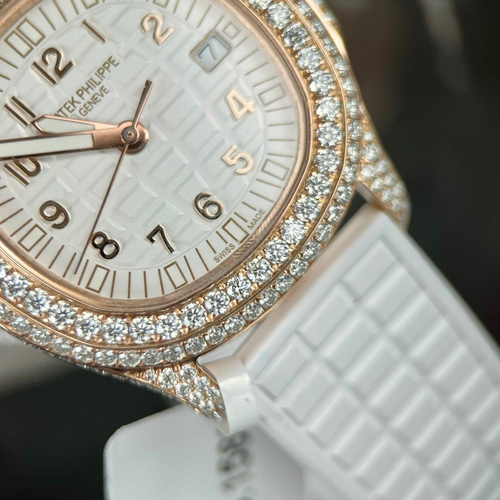 Patek Philippe Aquanaut 5069R With Moissanite Watch 35.2mm