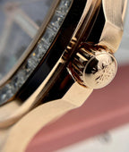 Patek Philippe Watch Aquanaut 5072R Gold Wrapped Moissanite Diamond 35.6mm