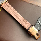 Patek Philippe Aquanaut 5072R Watch Pink Strap Mother-Of-Pearl Dial 35.6mm