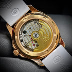 Patek Philippe Aquanaut 5072R Watch White Rubber Strap 35.6mm