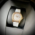 Patek Philippe Aquanaut 5072R Watch White Rubber Strap 35.6mm