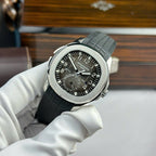 Patek Philippe Aquanaut 5164 Watch Gray Dial Rubber Strap 40.8mm