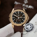 Patek Philippe Aquanaut 5164R Watch Brown Dial Rubber Strap 40.8mm