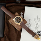 Patek Philippe Aquanaut 5164R Watch Brown Dial Rubber Strap 40.8mm