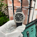 Patek Philippe Aquanaut 5167 With Diamond Natural Rubber Strap 40mm