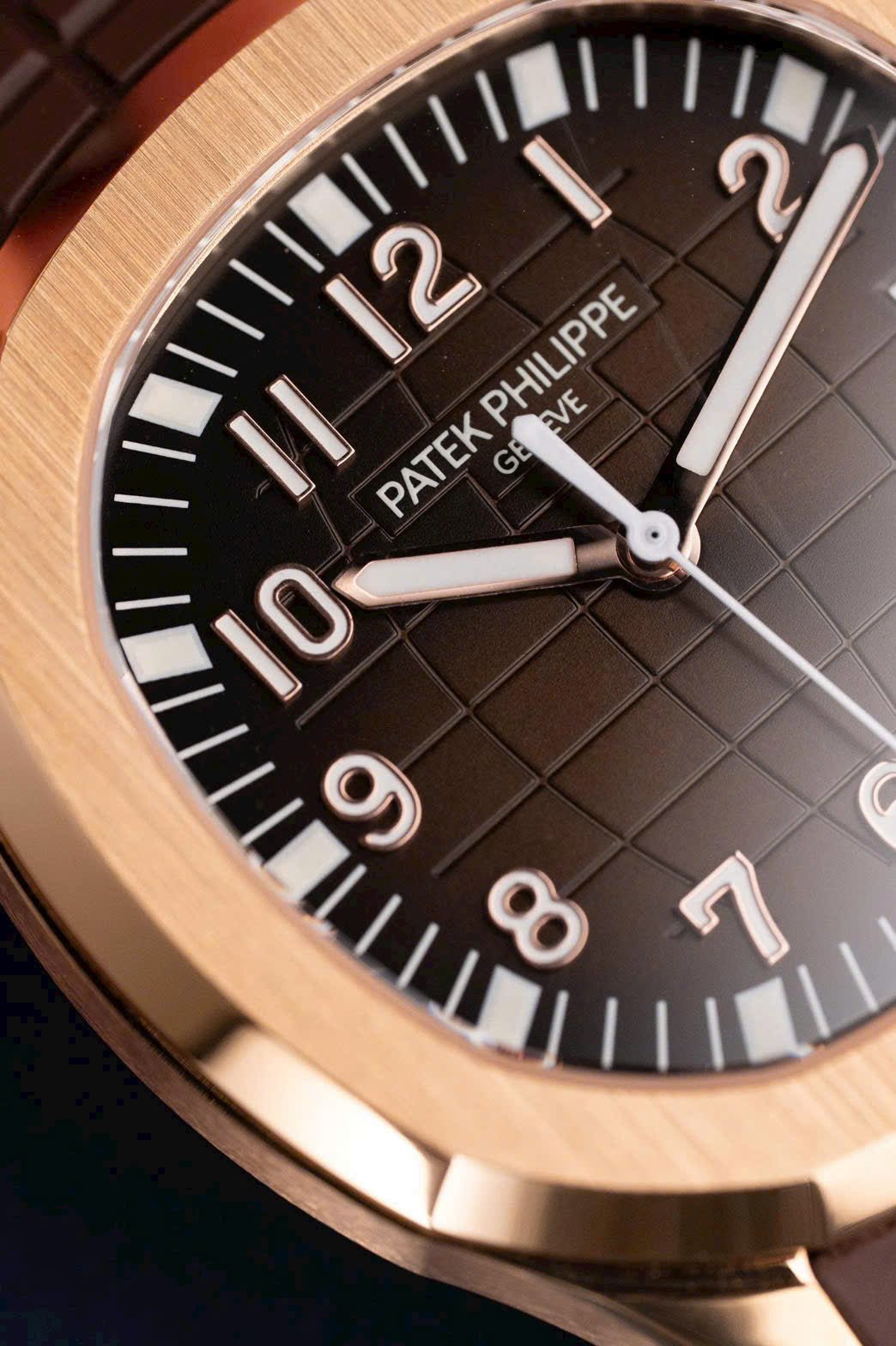 Patek Philippe Aquanaut 5167 Dial Brown Watch Rubber Strap 40mm