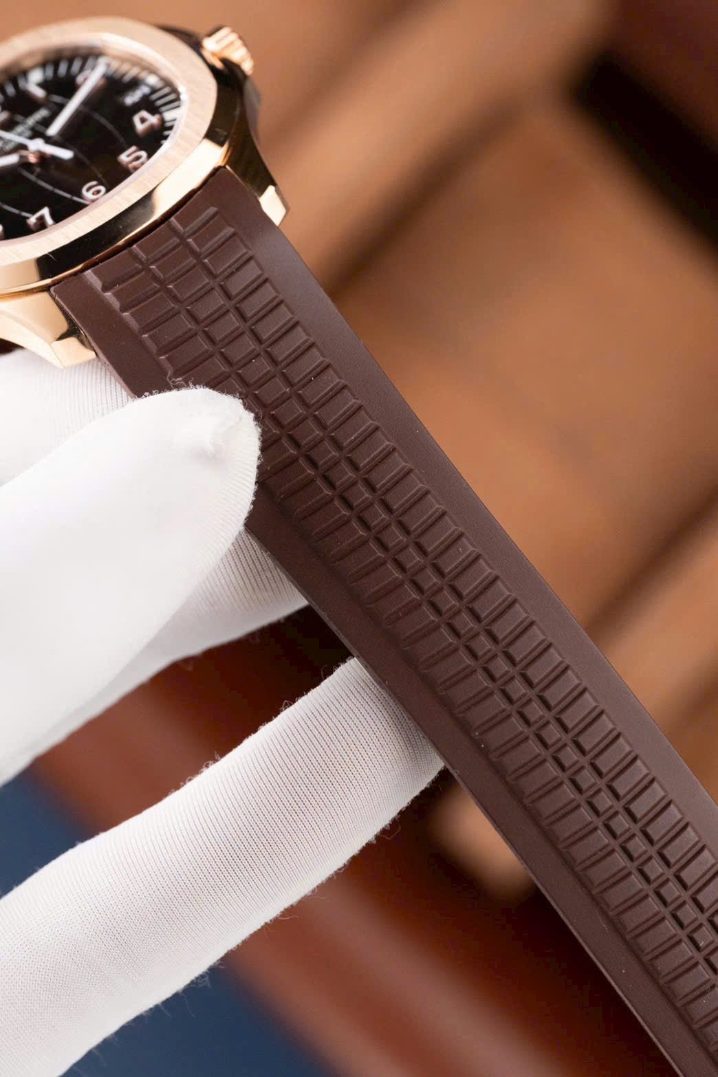 Patek Philippe Aquanaut 5167 Dial Brown Watch Rubber Strap 40mm