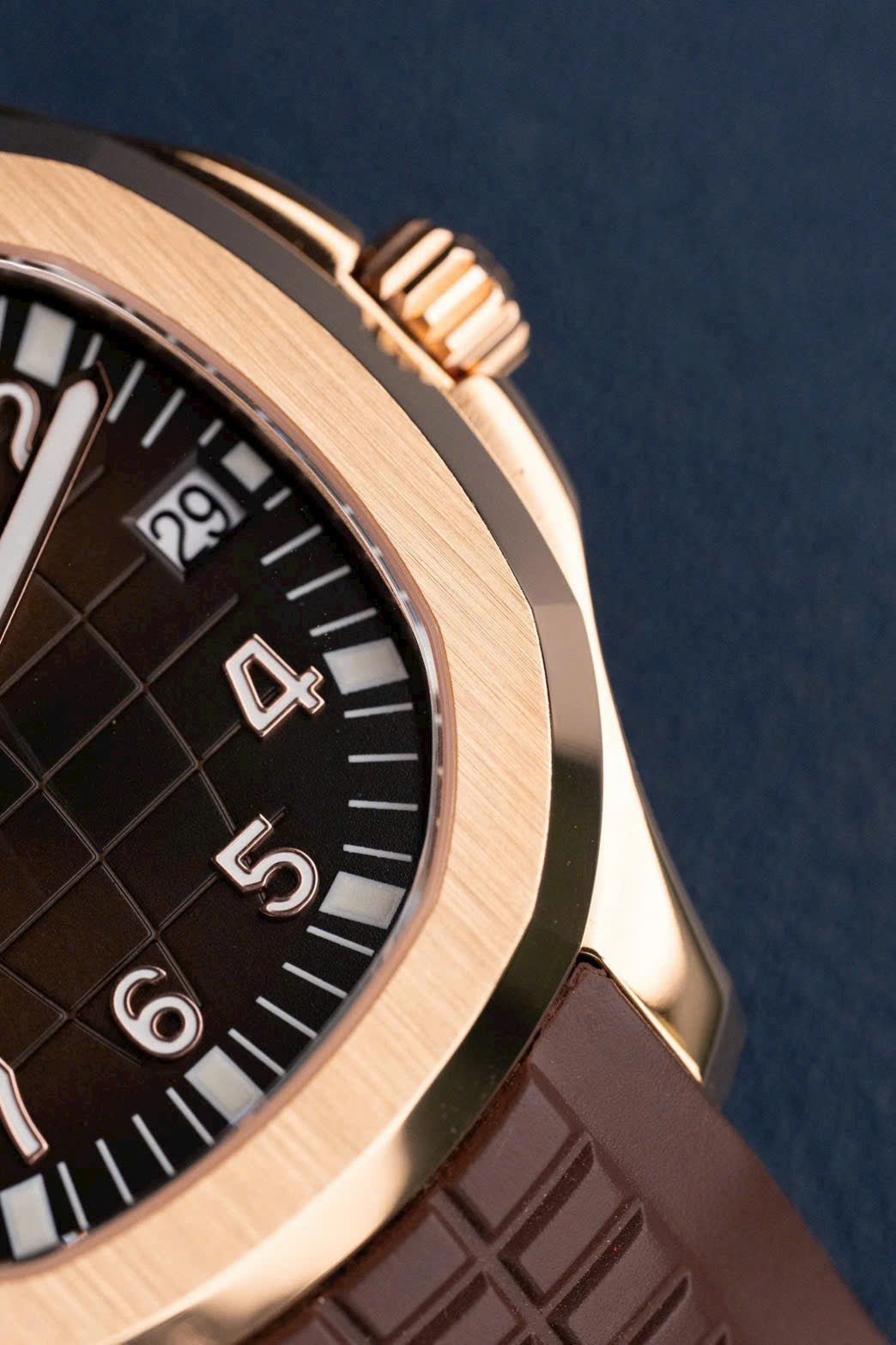 Patek Philippe Aquanaut 5167 Dial Brown Watch Rubber Strap 40mm