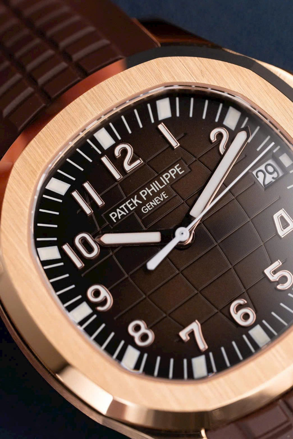 Patek Philippe Aquanaut 5167 Dial Brown Watch Rubber Strap 40mm