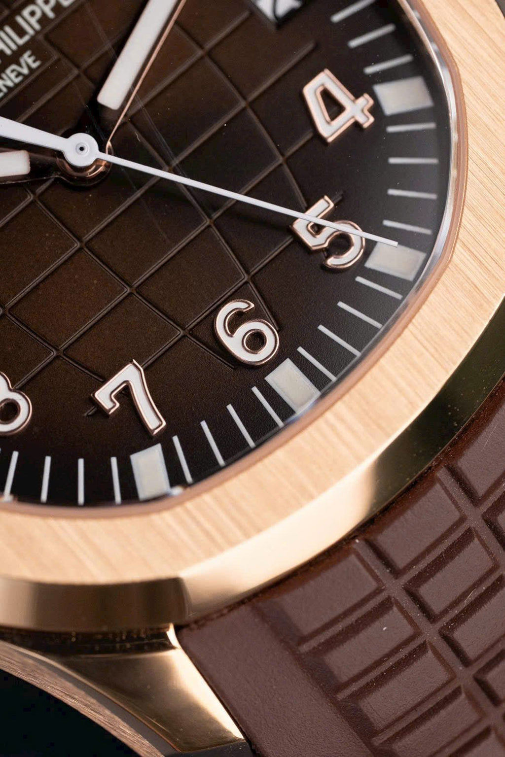 Patek Philippe Aquanaut 5167 Dial Brown Watch Rubber Strap 40mm