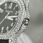 Patek Philippe Watch Aquanaut 5167 Moissanite Diamonds 40mm