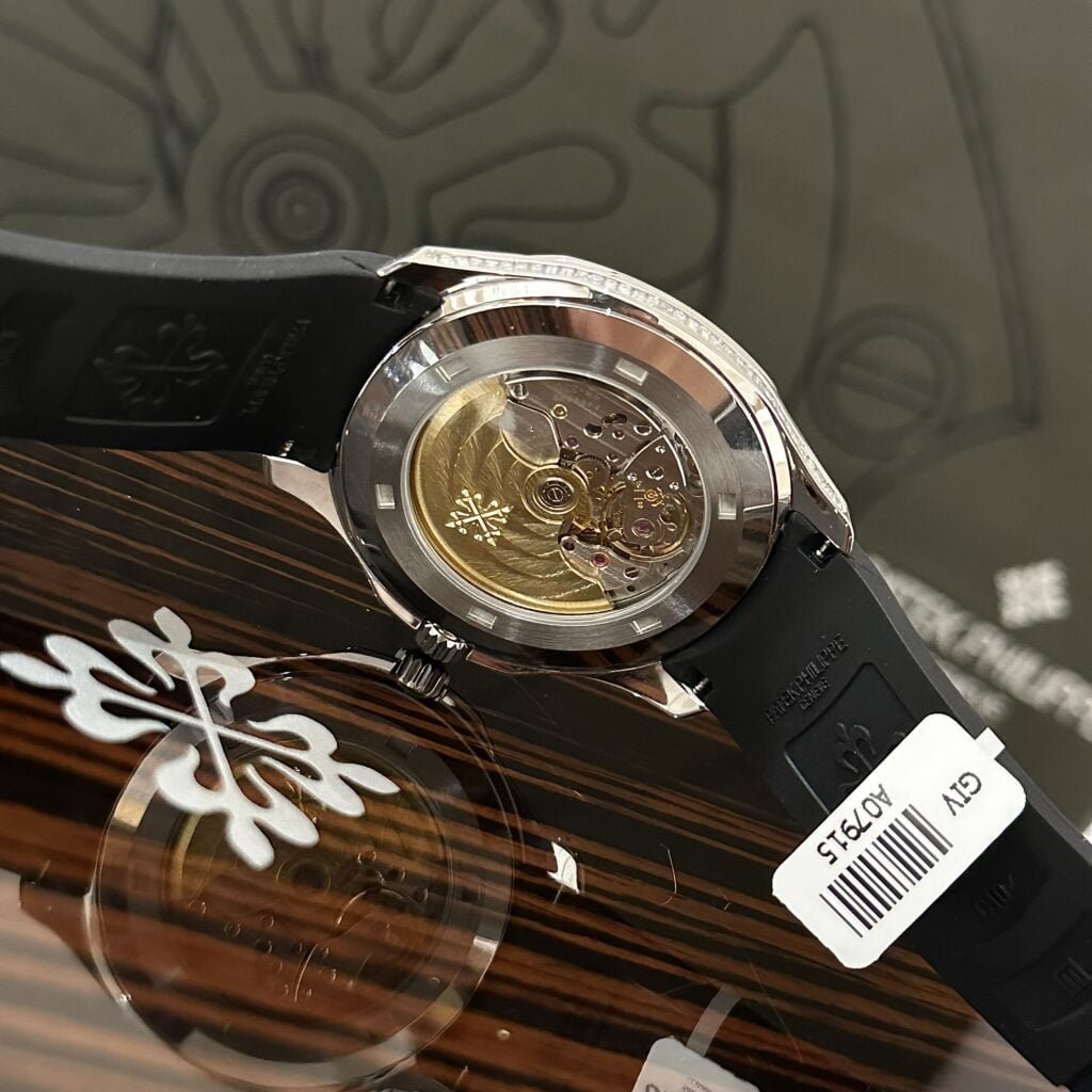 Patek Philippe Watch Aquanaut 5167 Moissanite Baguette Diamonds 40mm